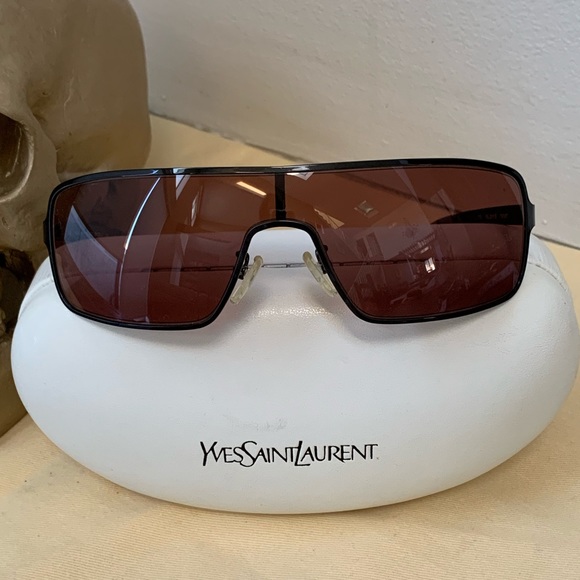Yves Saint Laurent Accessories - Yves Saint Laurent Dark Metal Rose Sunglasses
